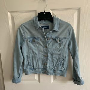 Girls Light Denim Jean Jacket size 10/12